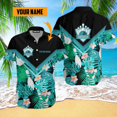 Bowling-Green-Tropical-Flowers-Custom-Name-Hawaiian-Shirt-For-Men-Women-Adult