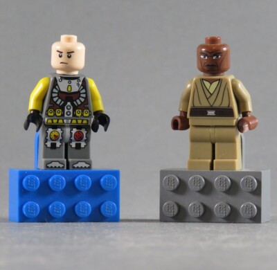 LEGO  STAR WARS  Figur Mace Windu 2 Minifiguren Magnetfigur Atlantis Magnet Set
