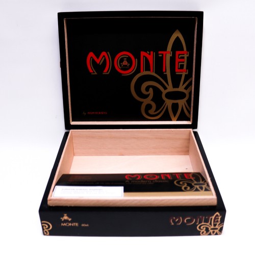Montecristo Monte 60 x 6 leere Holz Zigarrenkiste 8,5" x 7,25" x 2,25 - Bild 4 von 10