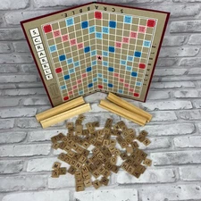 Scrabble Crossword Game 1983 Selchow & Righter Vintage Made In USA Collectible