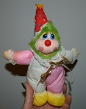 Commonwealth 1987 circus clown plush red party hat 9" toy