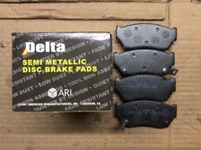 New Delta 762-D510 Semi Metallic Disc Brake Pad Pads