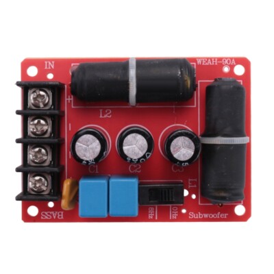 5X(Pure Bass Subwoofer Second-Order Crossover Speaker Frequency Divider DIY6746
