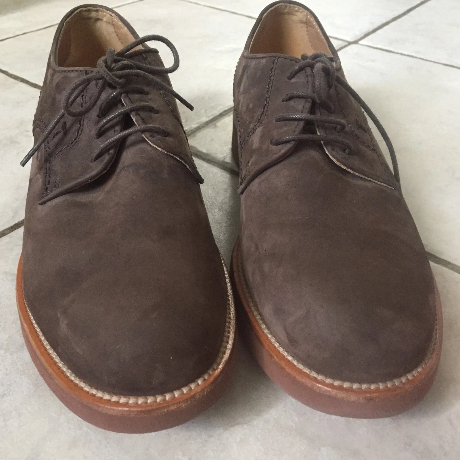 TOD’S TOD'S Scarpe stringate casual scamosciate marroni Tod's taglia 7