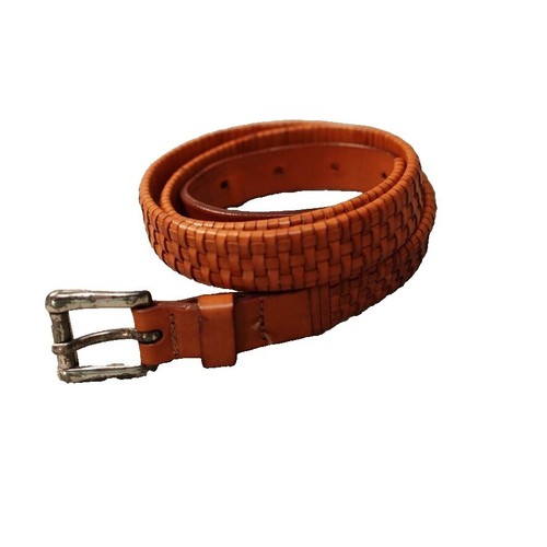 Vintage Real Caiman Crocodile Belt Saks Fifth Ave Deep Brown  display picture 2