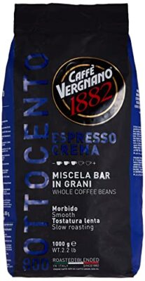 Caffe Vergnano Espresso Roast ''crema 800 Blend'' Whole Bean Coffee | 2.2 Lb Bag 