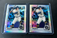2020 Bowman Draft Chrome Hayden Cantrelle Refractor 2 Card