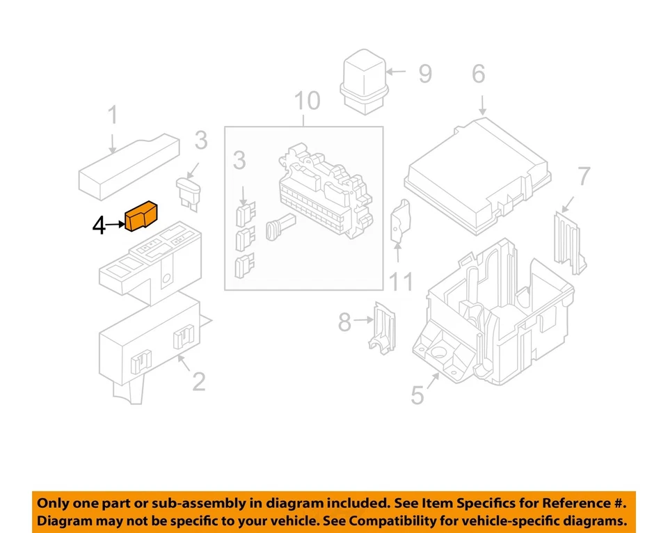 Used Fuse Box Engine fits: 2006 Nissan Altima  Grade A - Image 3 of 4