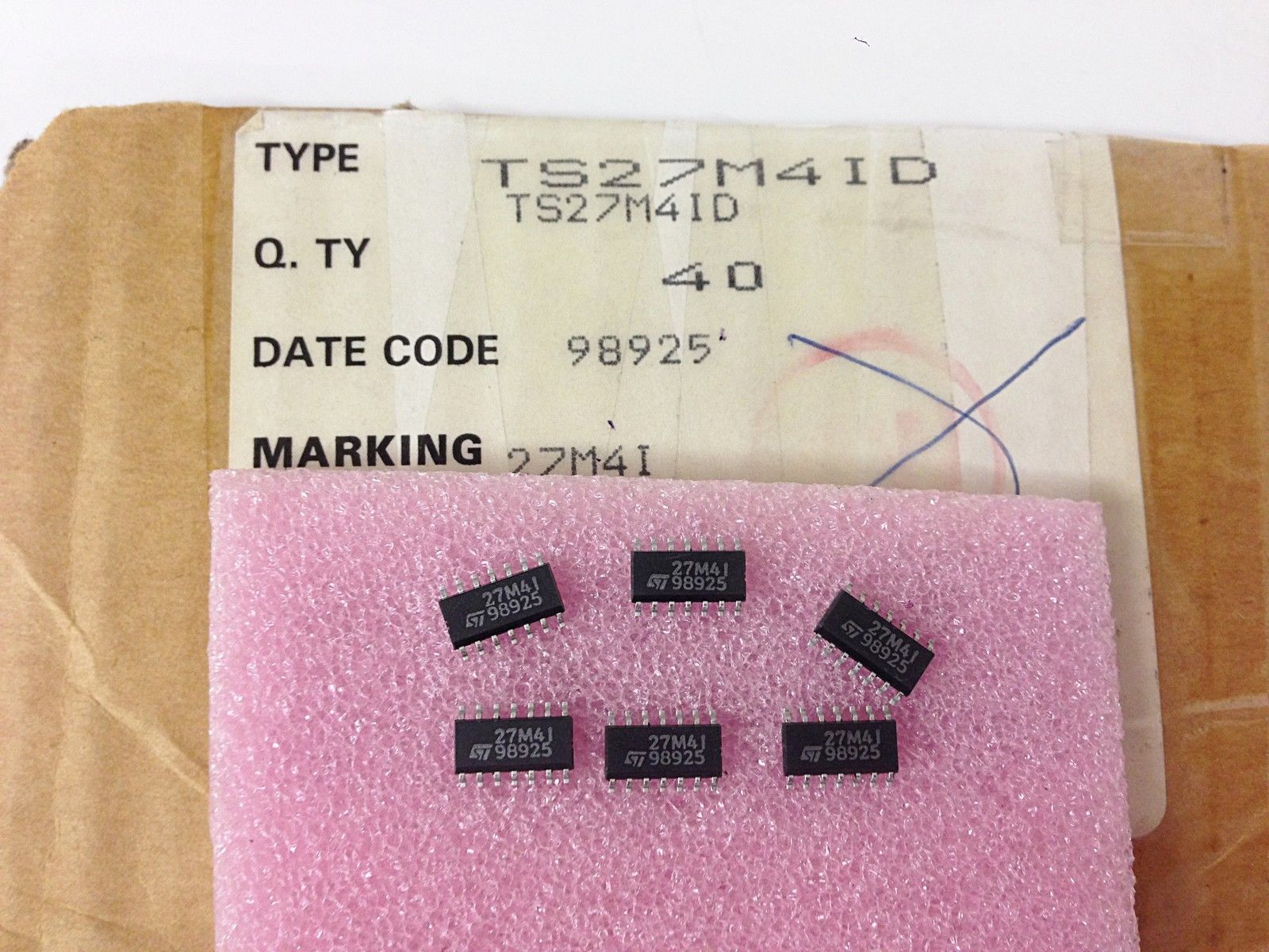 10 pieces TS27M4ID PREC. LOW POWER CMOS QUAD OP AMP TLC27M4 LMC660 NEW ~