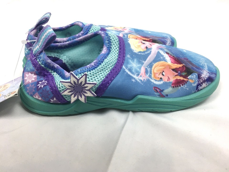 Disney Frozen Elsa Anna Swim Water Shoes Size 9/10 | eBay