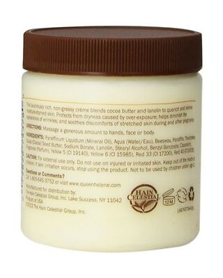 QUEEN HELENE Cocoa Butter Face & Body Creme 4.8 oz. Soothing Softener Dry  Skin