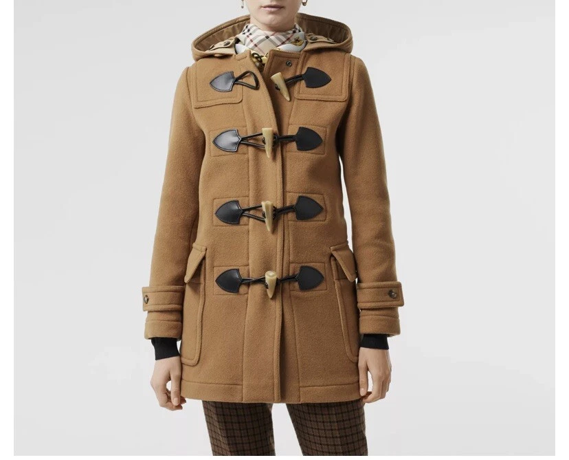 Burberry Wool Blend Coat In Size 4 | eBay