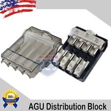 12V PLATINUM AGU FUSE DISTRIBUTION BLOCK 3 0/2/4 GA IN FOUR 4/8 GAUGE AWG OUT