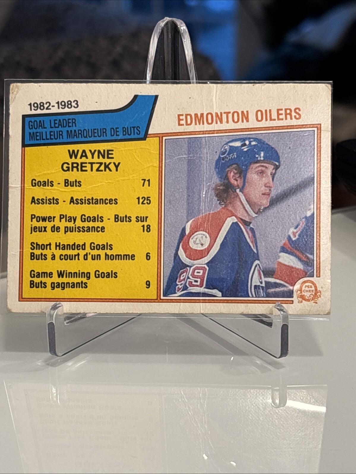1983-84 OPC #22 WAYNE GRETZKY HOF