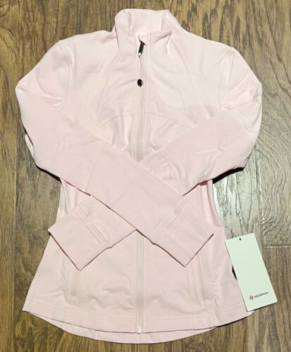 NUOVA giacca da donna Lululemon Define rosa luon taglia 6 e 8 - Foto 1 di 8