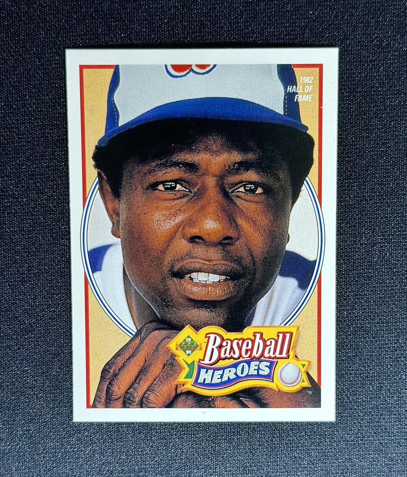 1991 Upper Deck Hank Aaron 26 Baseball Heroes Card Atlanta Braves HOF