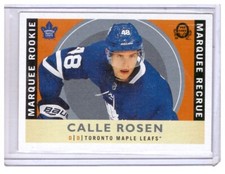 Calle Rosen 2017-18 O-Pee-Chee Rookie Retro Card #637