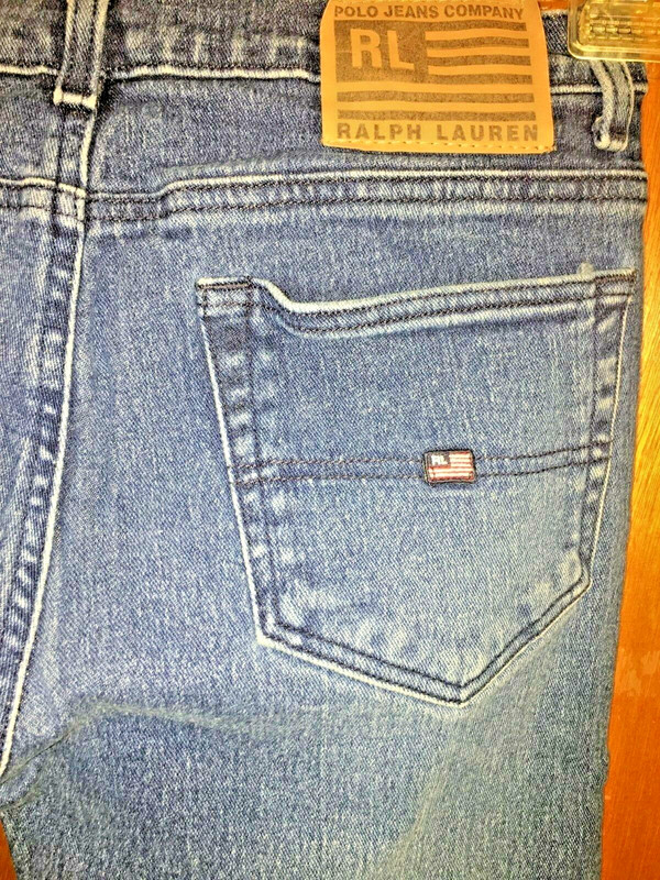 ***Women's Sz-9/10 Vintage LAUREN POLO RL Relaxed Classic Jeans Straight Cotton