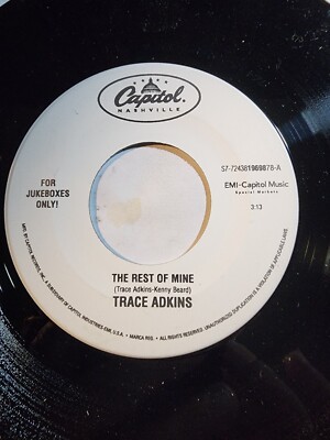 Trace Adkins, The Rest Of Mine / Wayfaring Stranger, 7'' 45rpm, Vinyl NM F264