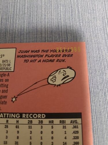 JUAN SOTO 2018 Topps Heritage High Number CHROME /999 #THC-502 Rookie RC ⚾️🔥⚾ - Picture 4 of 4