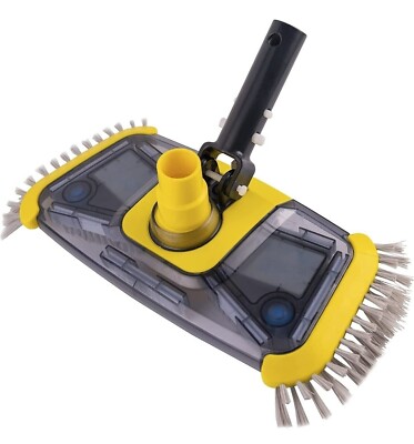 Poolaza 4-piece See Through Rectangular Pool Vacuum Head With Side Brush