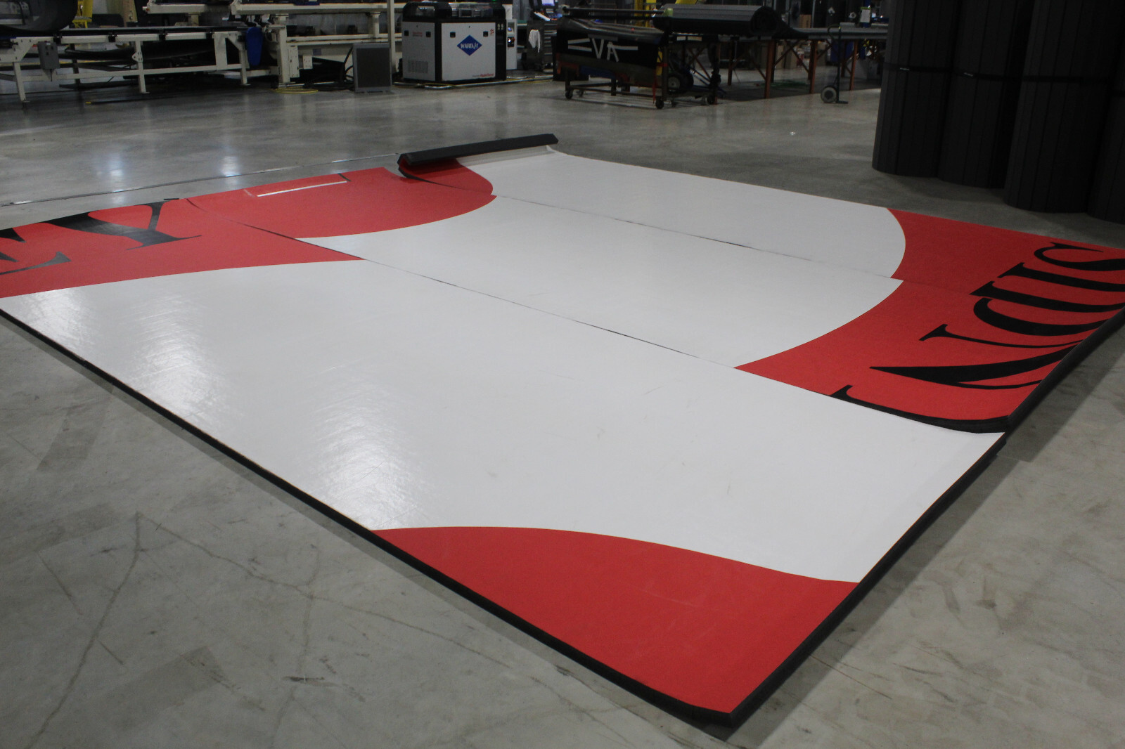 19' x 18' x 1 5/8" Dollamur FlexiRoll MMA Wrestling Mat USED 327 eBay