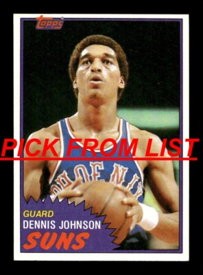 1981-82 Topps Basketball 3-w98 EX-MT/NM Pick From List All PICTURED