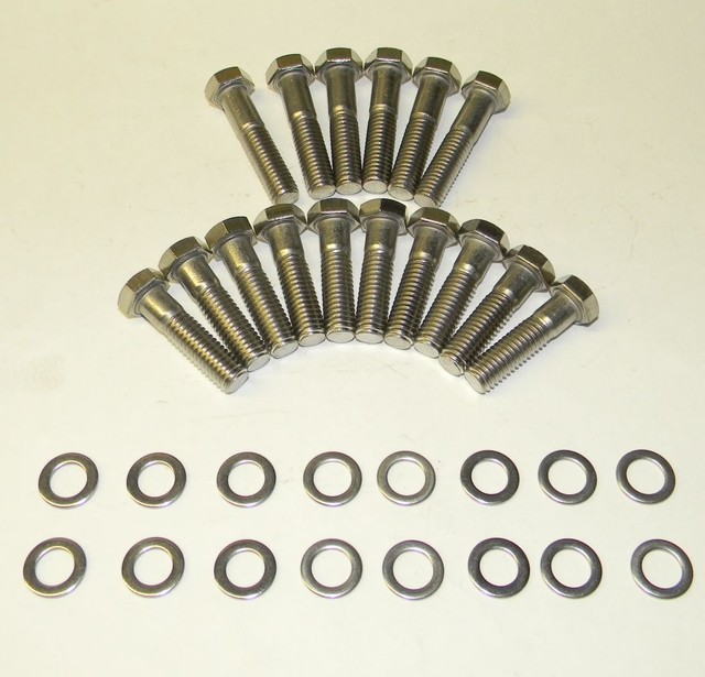 Ford Torino 429 460 Stainless Steel Stock Exhaust Manifold Bolts NEW