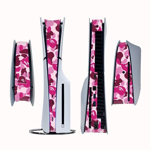 Camouflage PS5 Slim Center Middle Skin Sticker Aufkleber Decal Wrap Console - Picture 7 of 13