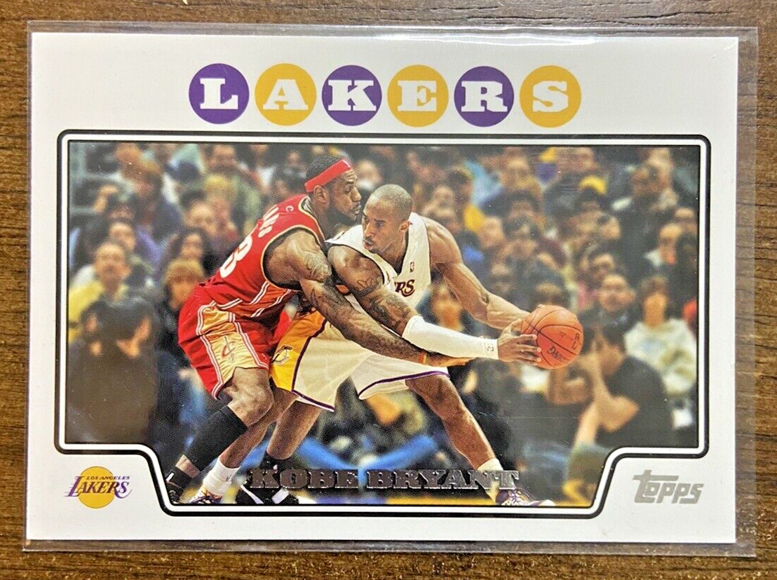 その他 2008 topps Kobe Bryant, lebron James 2008 Topps Kobe Bryant #24 with Lebron guarding | eBay