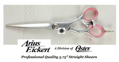 ARIUS EICKERT(Oster)PRO 5.75'' STRAIGHT STYLING SHEAR SCISSOR&CASE Barber Stylist