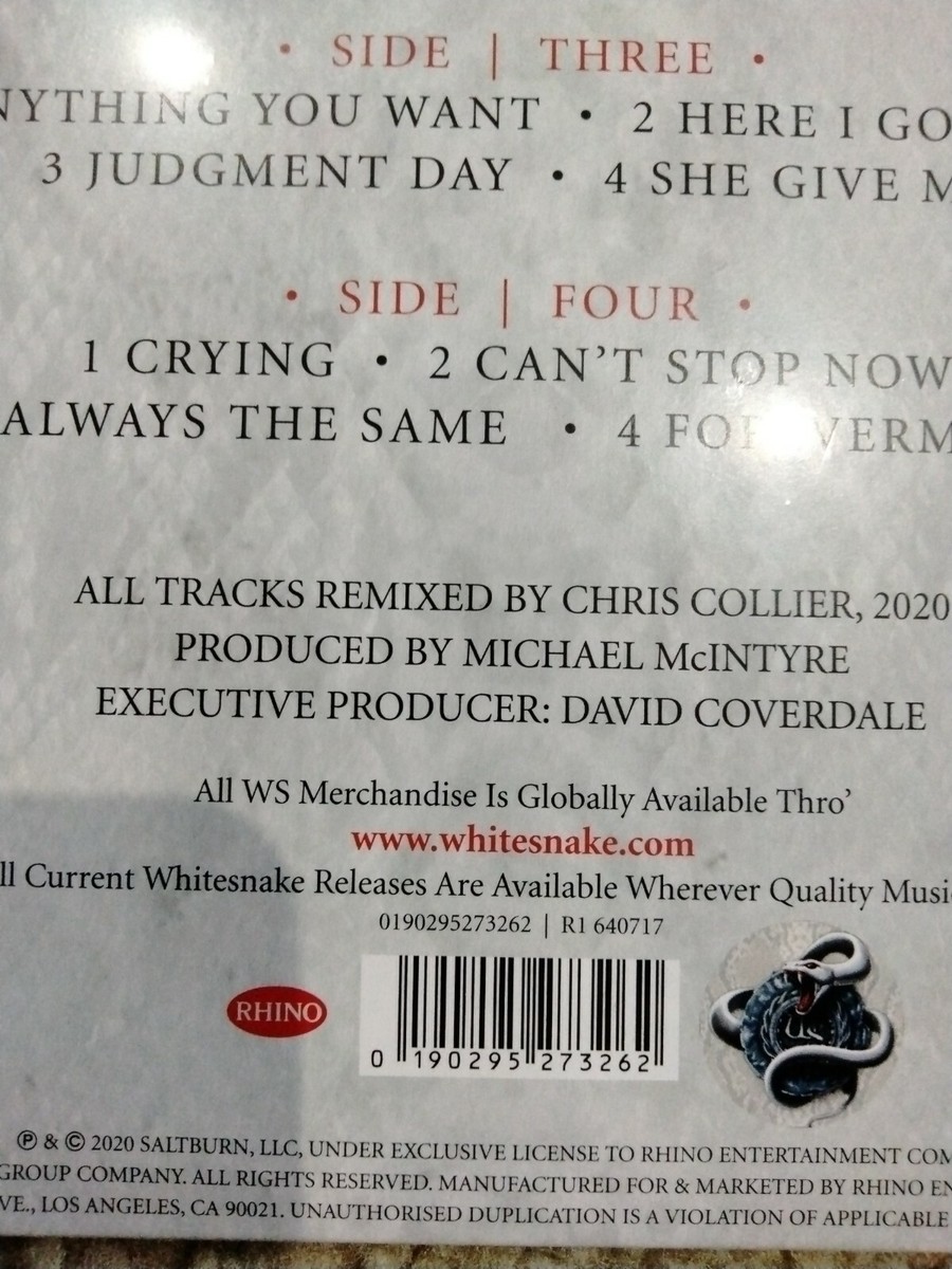 The Rock Album by Whitesnake (Record, 2020) for sale online | eBay