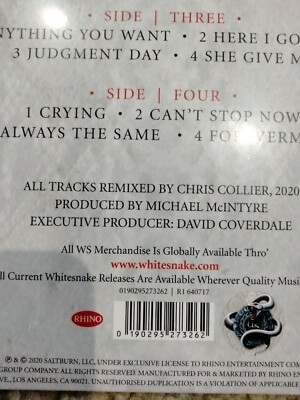 The Rock Album by Whitesnake (Record, 2020) for sale online | eBay