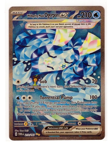 Hearthflame Mask OGERPON ex 40/167 DOUBLE RARE-TWILIGHT MASQUERADE POKEMON-MINT | eBay Hearthflame Mask OGERPON ex 40/167 DOUBLE RARE-TWILIGHT MASQUERADE POKEMON-MINT | eBay