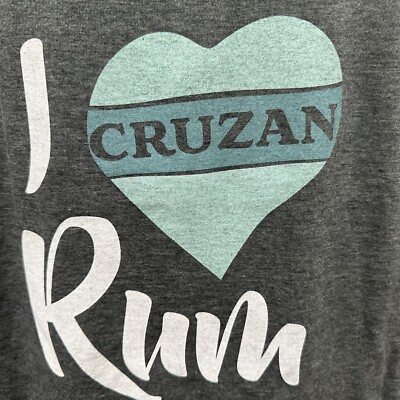 Cruzan Rum Tank Top I Heart Cruzan Rum Medium Womans