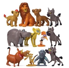 Disney Lion King Figures figurines Mixed lot 12 pieces Vinyl Set Simba Pumba