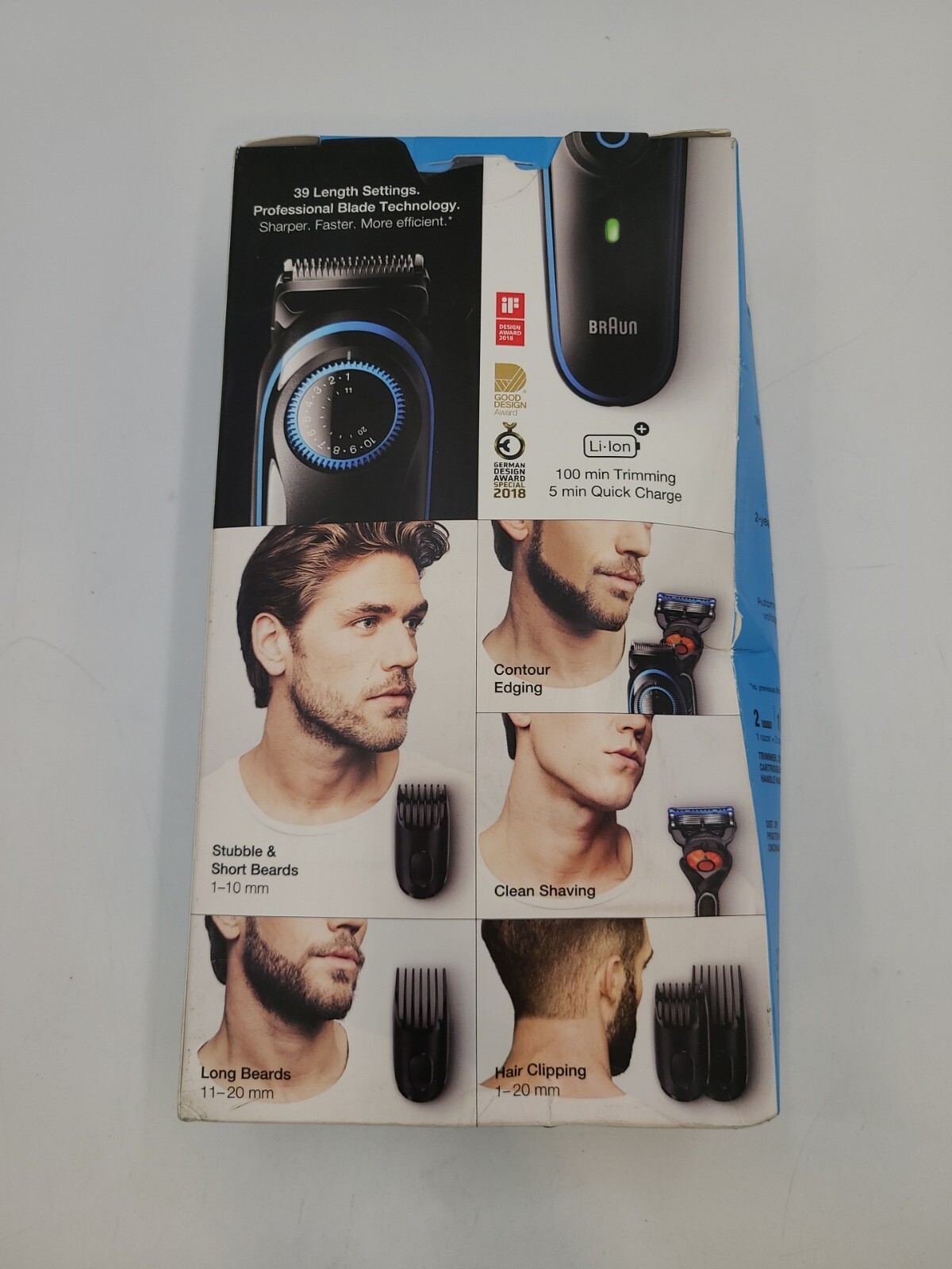 Braun BT5240 Cordless Beard Trimmer 5 with Gillette ProGlide Razor