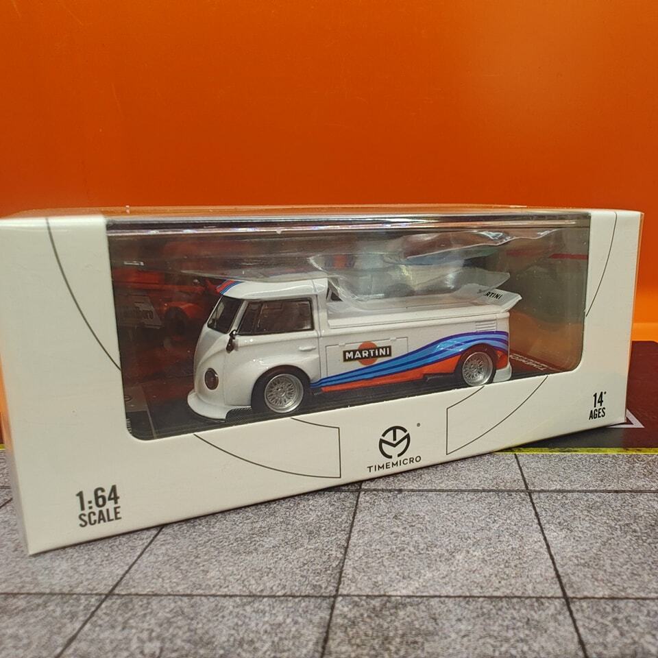 JAN 2024 TM 1/64 VW VOLKSWAGEN T1 PICKUP MARTINI NO FIGURE