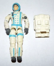 1990 GI Joe Sub Zero 3.75" Action Figure & Backpack