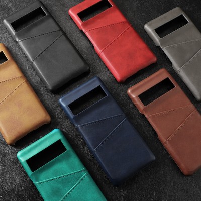 For Google Pixel 7 Pro 6 Pro Shockproof PU Leather Card Slot Wallet Case Cover