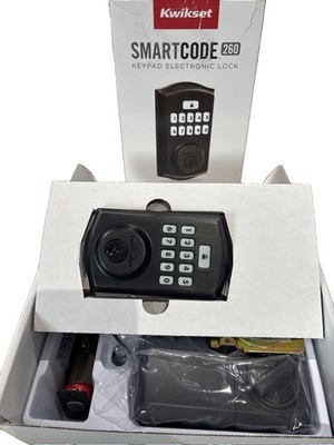 Kwikset SmartCode 260 Tradit. Venetian Bronze Keypad Electronic Deadbolt Lock