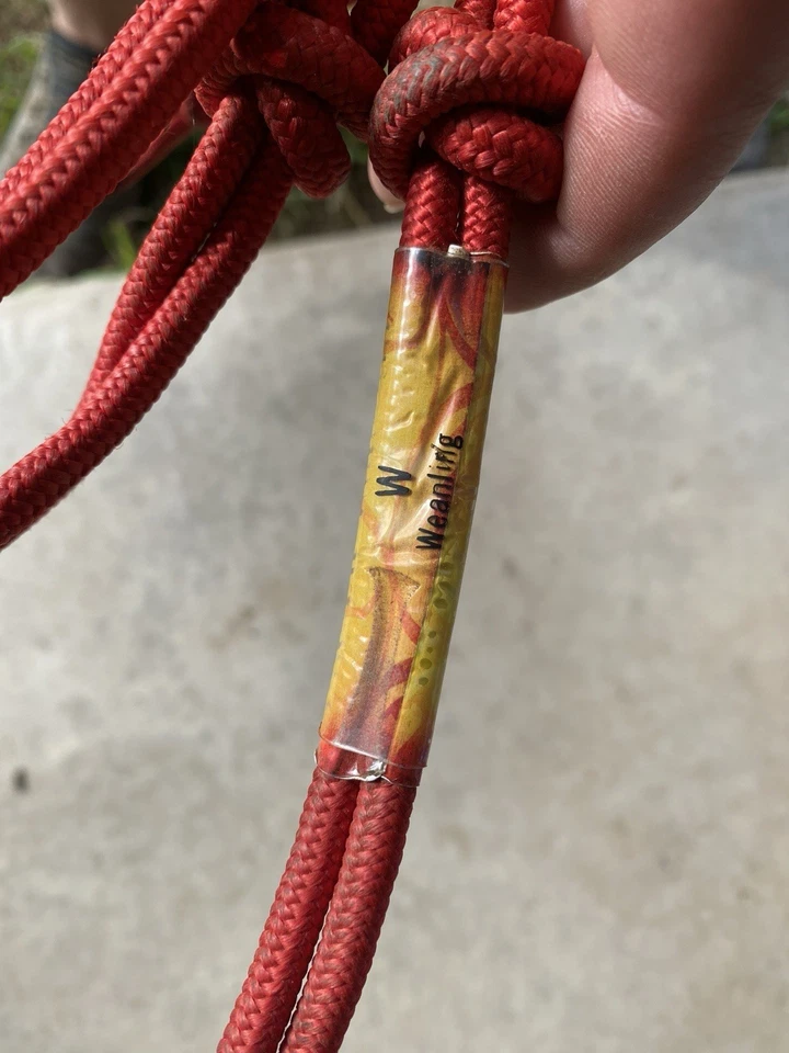 Clinton Anderson Downunder Caballería Destete Cuerda Halter Rojo Foto 2 de 2