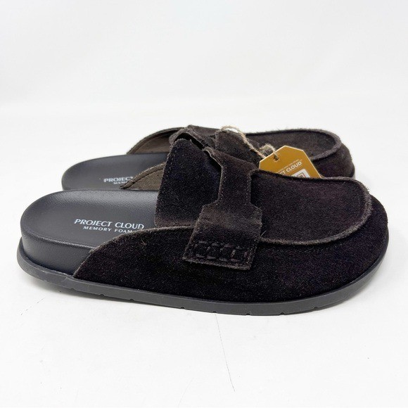 ZUECOS PROJECT CLOUD MARRÓN CHOCOLATE GAMUZA ESPUMA VISCOELÁSTICA TALLA 7 NUEVOS CON ETIQUETAS
