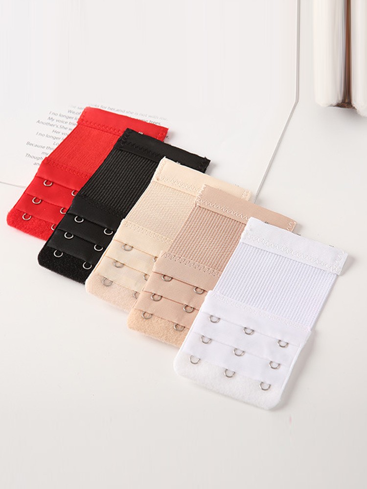 Sourcing Map 3 Row 5/6 Hook Adjustable Bra Extensions For