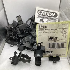 CADDY 8P58 Conduit Hanger Bracket Assembly 1/2" EMT to 5/16"-1/2" Flange Qty 30