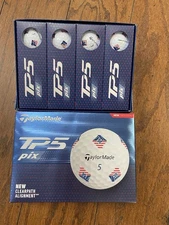 2 Dozen New 2025 Taylor Made TP 5 Pix Stars & Stripes