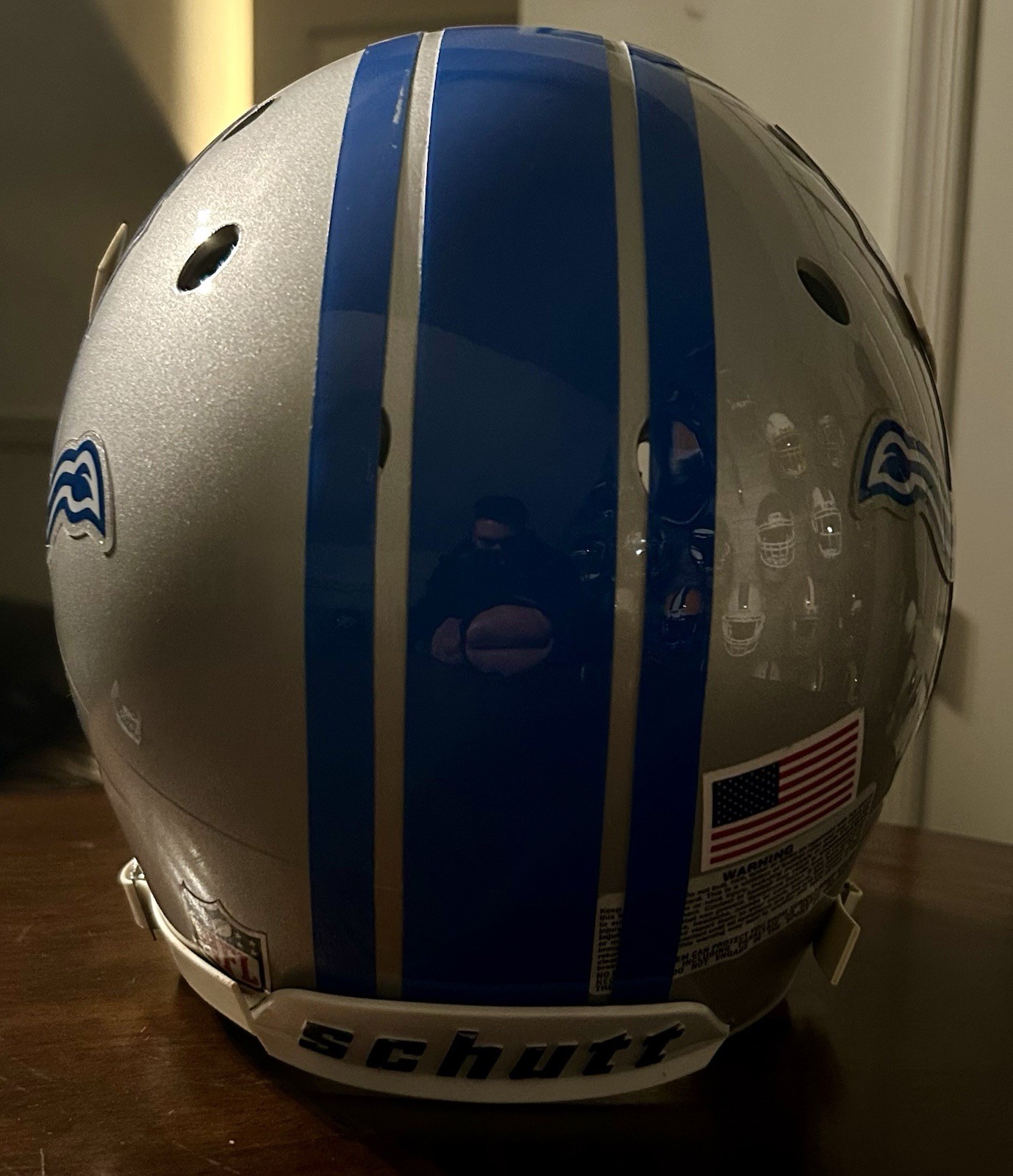 New Full Size Authentic Detroit Lions Schutt Air XP Football Helmet Adult M