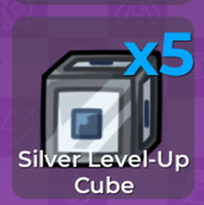 Silver Level-Up Cube Doodle World Roblox