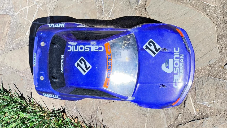 Vintage Kyosho Nissan Calsonic Skyline GTR 4WD R32 1/8 GP20 Super Eight Inferno - Bild 3 von 4