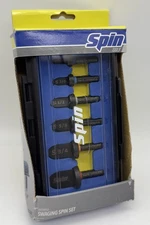 SPIN Tools S6000 Swaging Spin Drill Bit Set, 1/4", 3/8", 1/2", 5/8", 3/4" & 7/8"